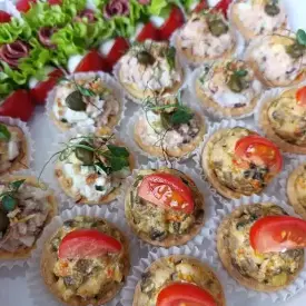 Тарталетки с запечённой курицей, 10 шт.